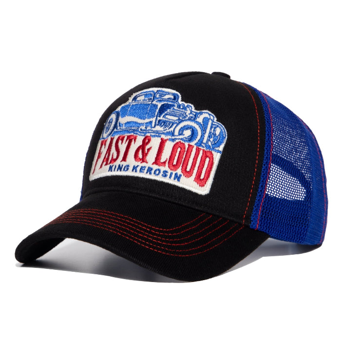 King-Kerosin-Herren Trucker Cap Fast & Loud-MoFa-Lounge-Kuenzelsau-Hohenlohe-Baden-Wuerttemberg