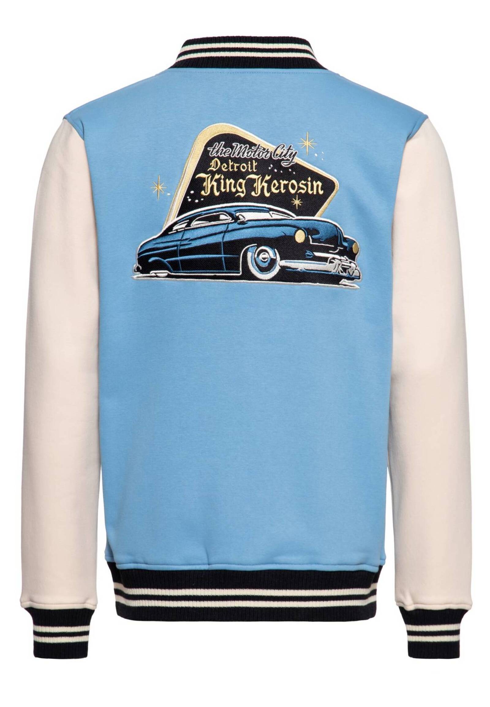 King Kerosin Herren College Sweat Jacke Detroit Greaser-MoFa-Lounge-Kuenzelsau-Hohenlohe-Baden-Wuerttemberg 2