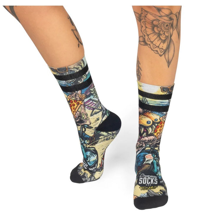 American Socks Bike Monster – Mid High MoFa Lounge Künzelsau Hohenlohe Baden Württemberg 2
