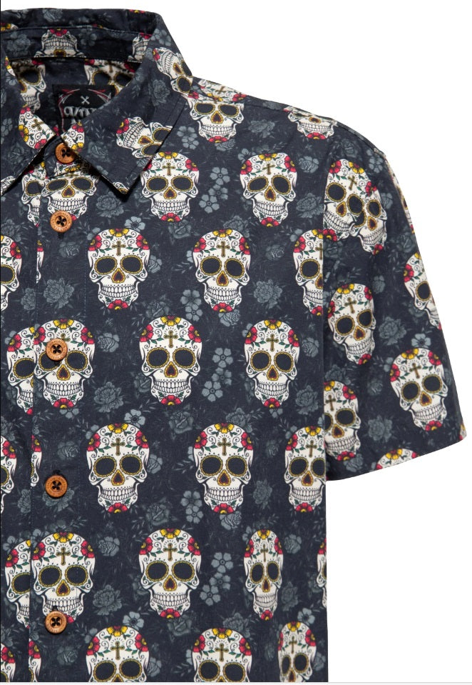 King Kerosin HEMD «CALAVERA»-MoFa-Lounge-Kuenzelsau-Hohenlohe-Baden-Wuerttemberg 2