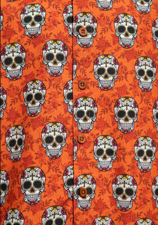 King Kerosin HEMD «CALAVERA» ziegelrot-MoFa-Lounge-Kuenzelsau-Hohenlohe-Baden-Wuerttemberg 3