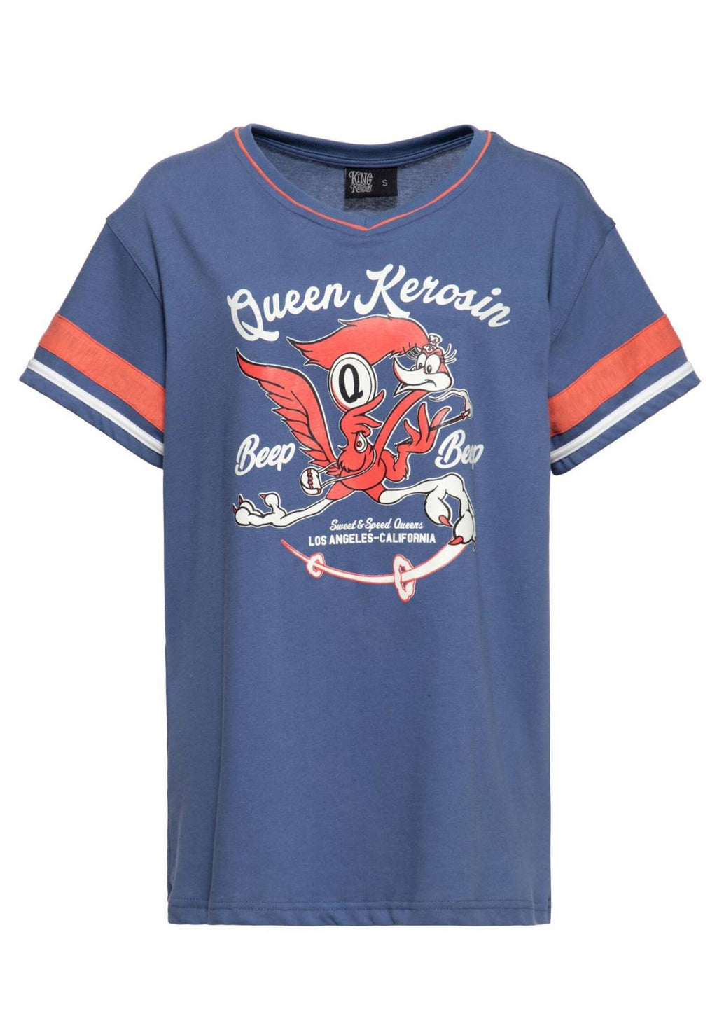 Queen King Damen College T-Shirt Beep Beep-MoFa-Lounge-Kuenzelsau-Hohenlohe-Baden-Wuerttemberg