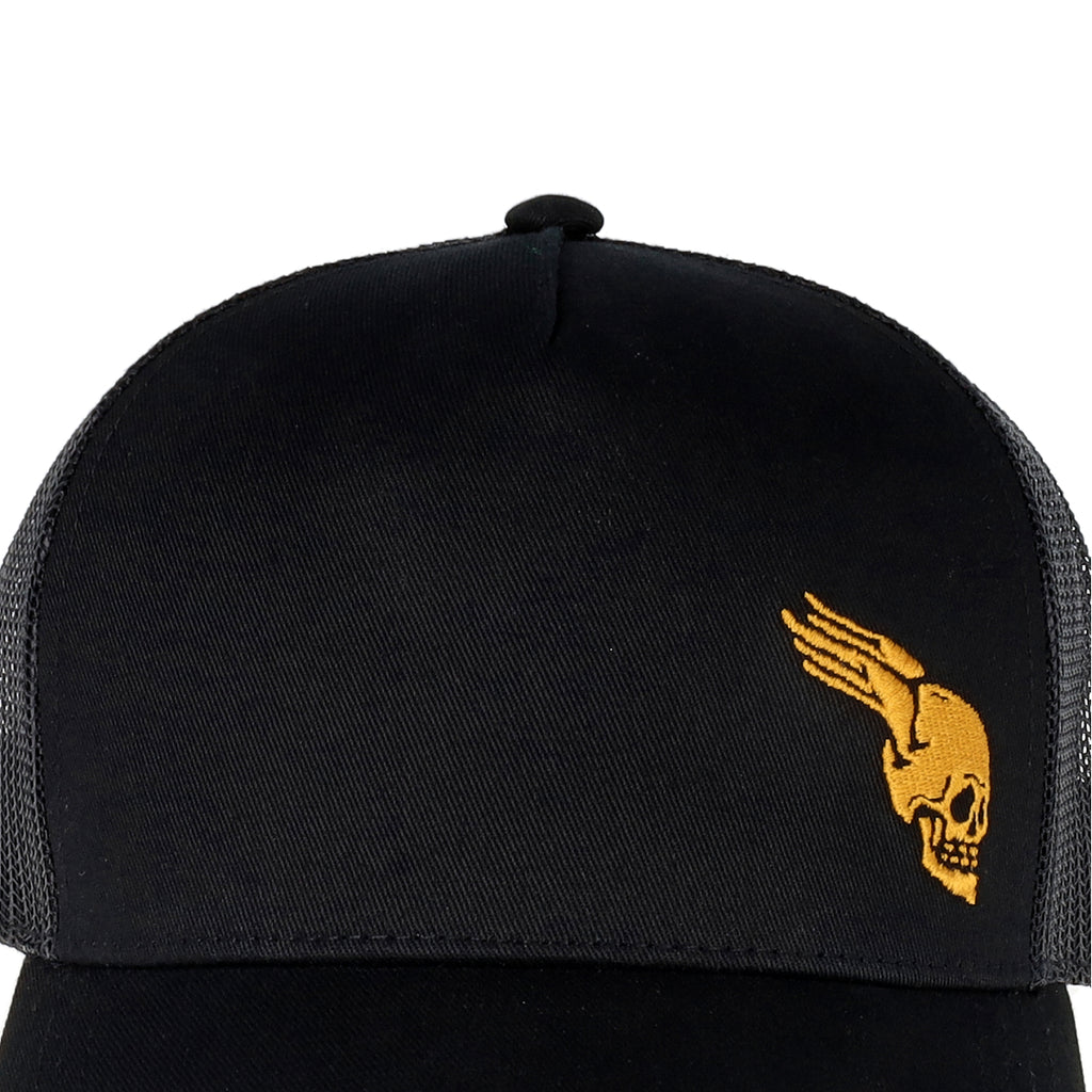 Rude Riders Trucker Cap fliegender Totenkopf MoFa Lounge Künzelsau Hohenlohe Baden Württemberg 2