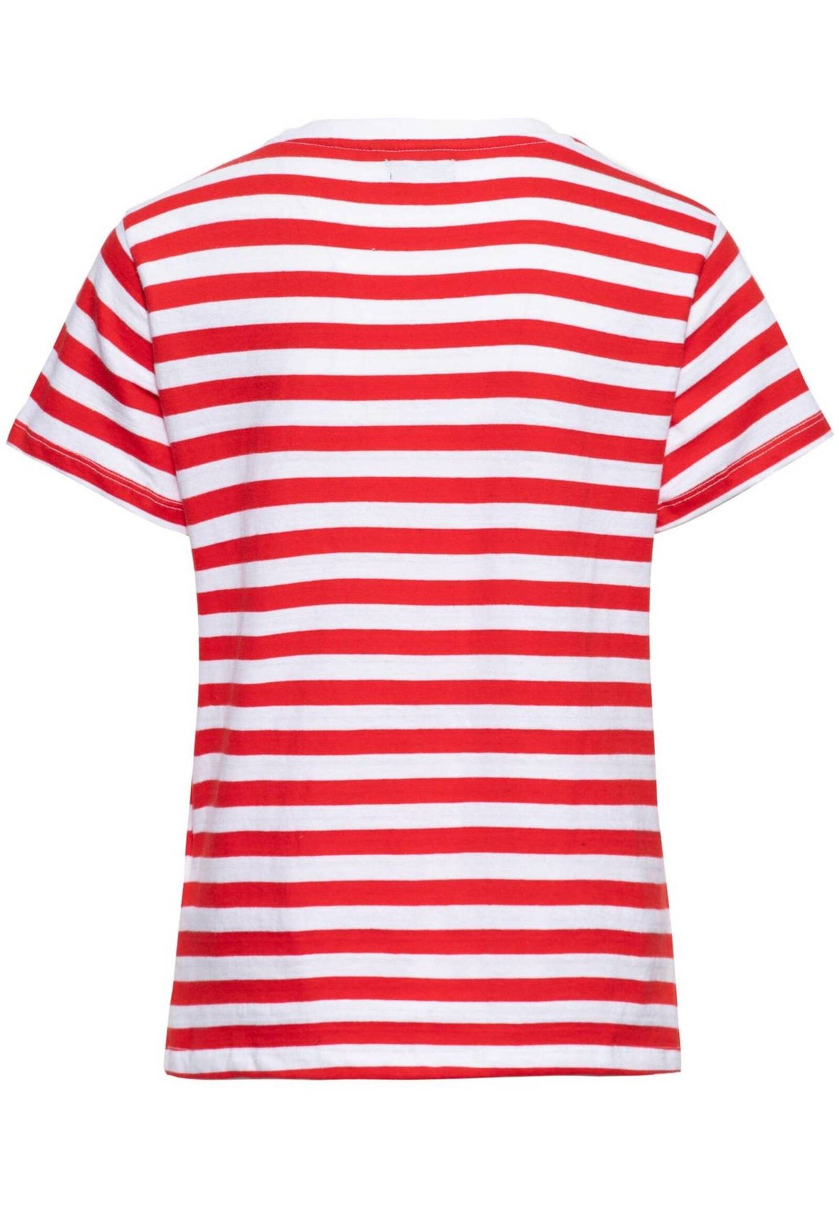 Queen King DAMEN STRIPED BASIC T-SHIRT SPEED QUEENS rot-MoFa-Lounge-Kuenzelsau-Hohenlohe-Baden-Wuerttemberg 1