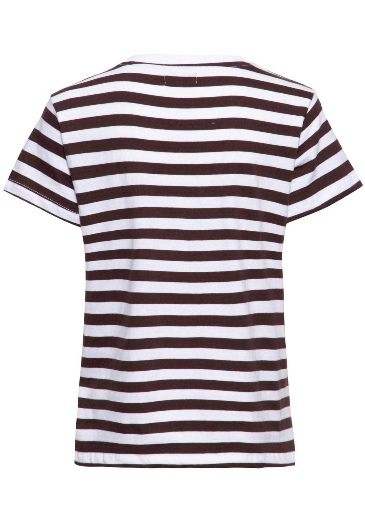 Queen King DAMEN STRIPED BASIC T-SHIRT SPEED QUEENS braun-MoFa-Lounge-Kuenzelsau-Hohenlohe-Baden-Wuerttemberg 1