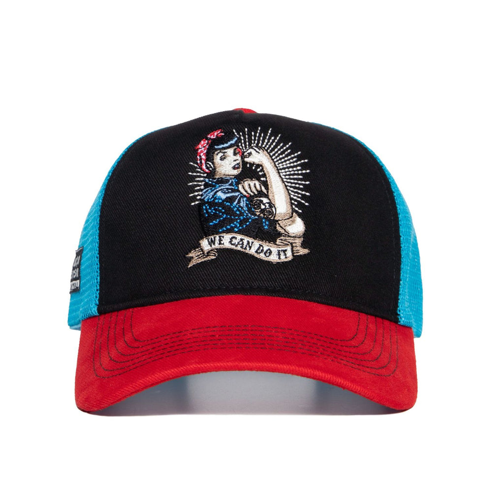 Queen Kerosin DAMEN TRUCKER CAP WE CAN DO IT-MoFa-Lounge-Kuenzelsau-Hohenlohe-Baden-Wuerttemberg 1