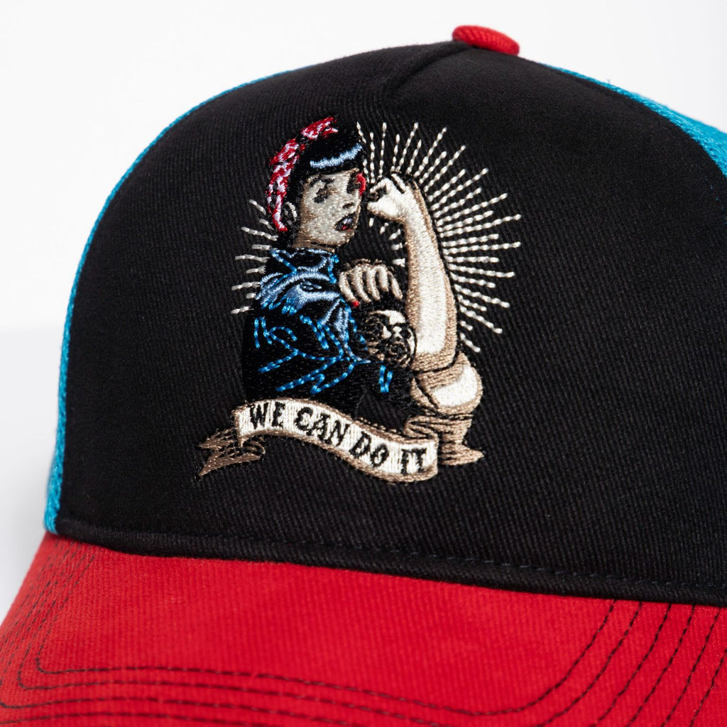 Queen Kerosin DAMEN TRUCKER CAP WE CAN DO IT-MoFa-Lounge-Kuenzelsau-Hohenlohe-Baden-Wuerttemberg 5