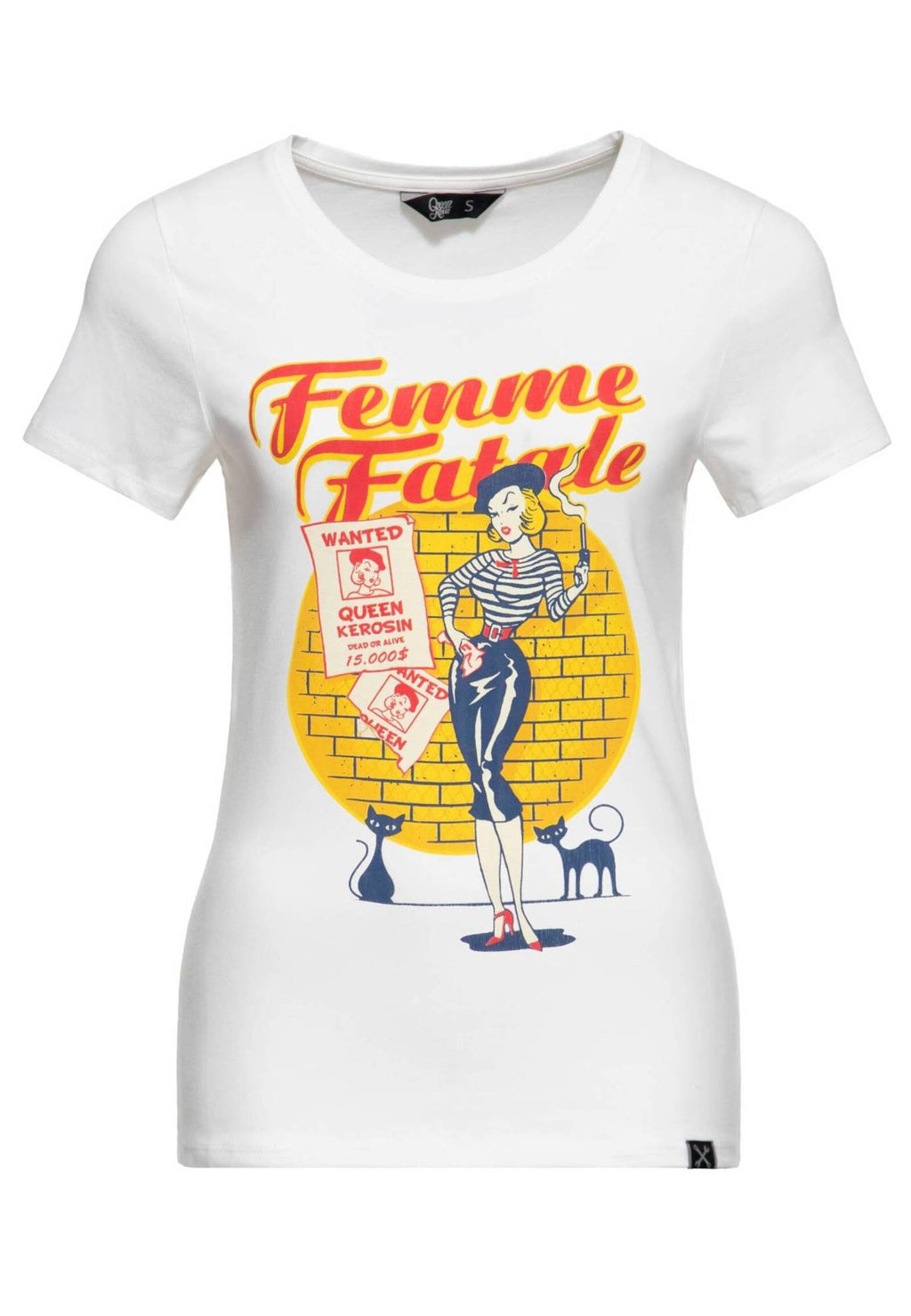 Queen King Damen Basic T-Shirt Femme Fatale MoFa-Lounge-Kuenzelsau-Hohenlohe-Baden-Wuerttemberg