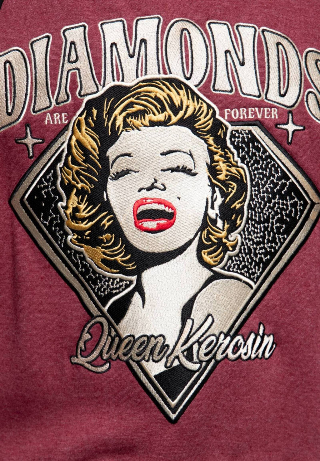 Queen King Damen College Sweat Jacket Diamonds MoFa-Lounge-Kuenzelsau-Hohenlohe-Baden-Wuerttemberg 4