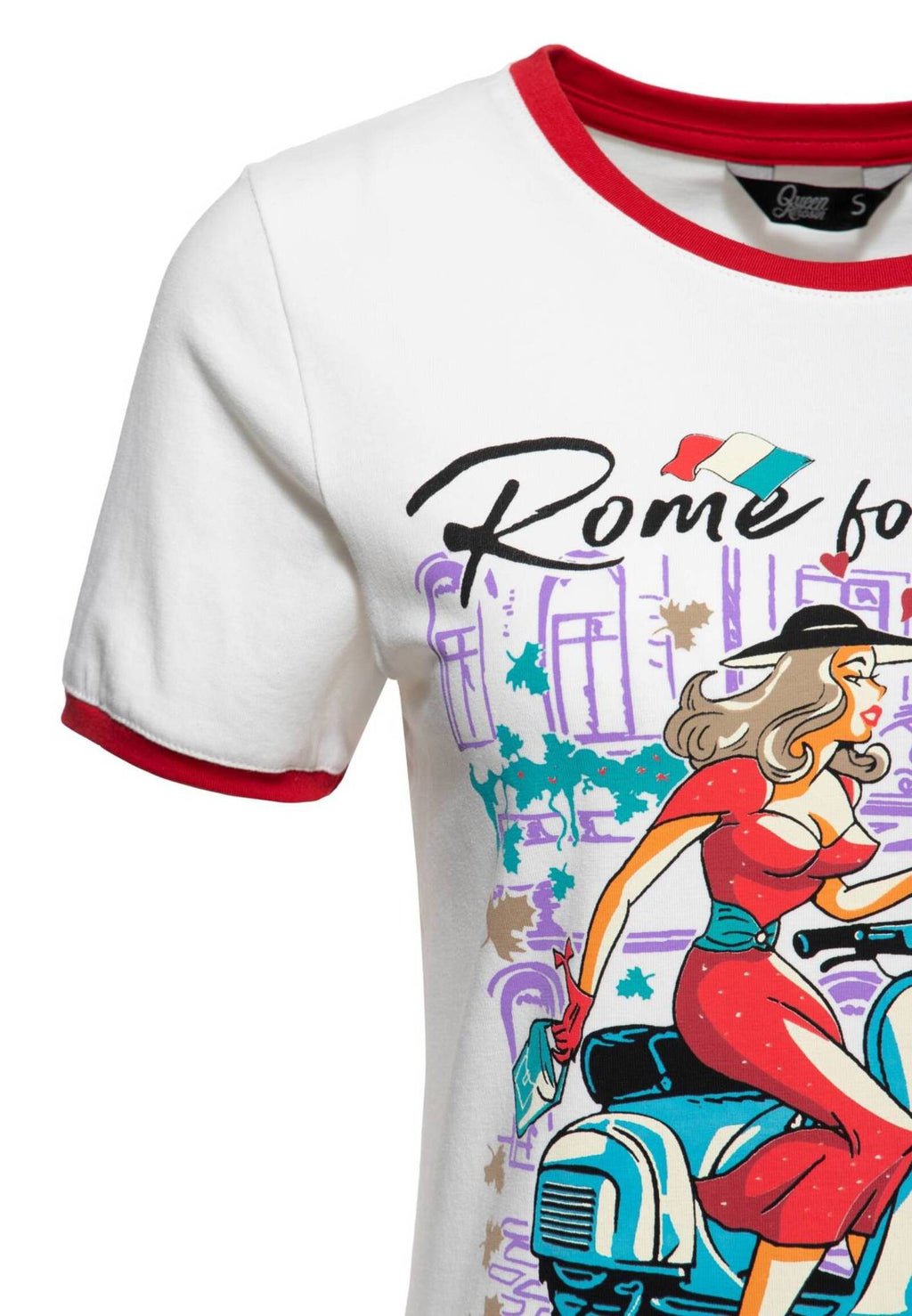 Queen King Damen Print T-Shirt Rome for Lovers MoFa-Lounge-Kuenzelsau-Hohenlohe-Baden-Wuerttemberg 2