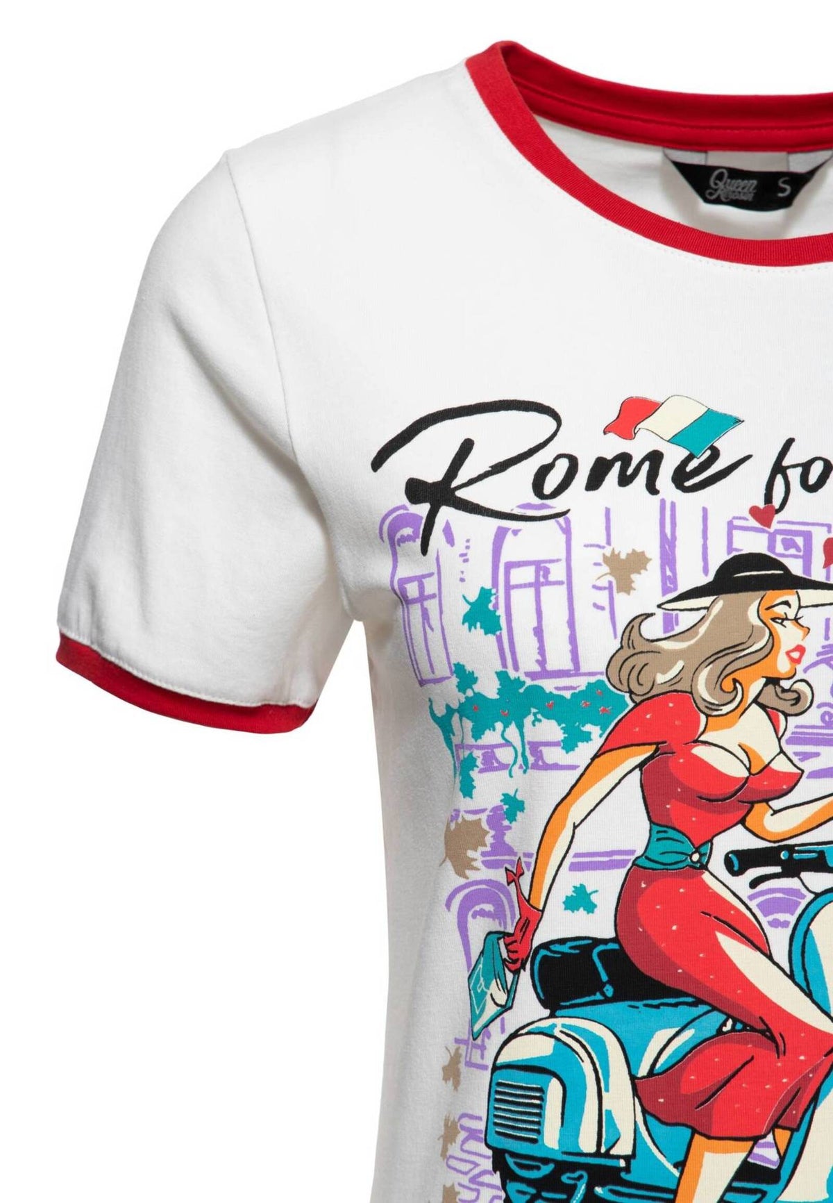 Queen King Damen Print T-Shirt Rome for Lovers MoFa-Lounge-Kuenzelsau-Hohenlohe-Baden-Wuerttemberg 2