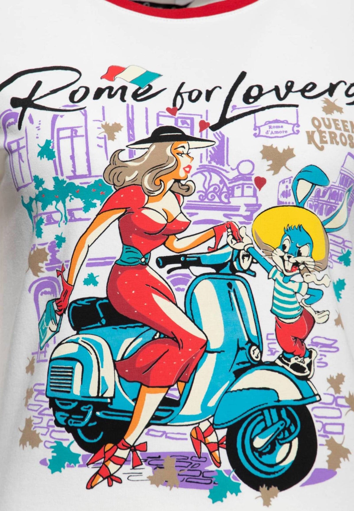 Queen King Damen Print T-Shirt Rome for Lovers MoFa-Lounge-Kuenzelsau-Hohenlohe-Baden-Wuerttemberg 3