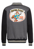King Kerosin Herren College Sweat Jacke Super Cock grau MoFa Lounge Künzelsau Hohenlohe Baden Württemberg 1