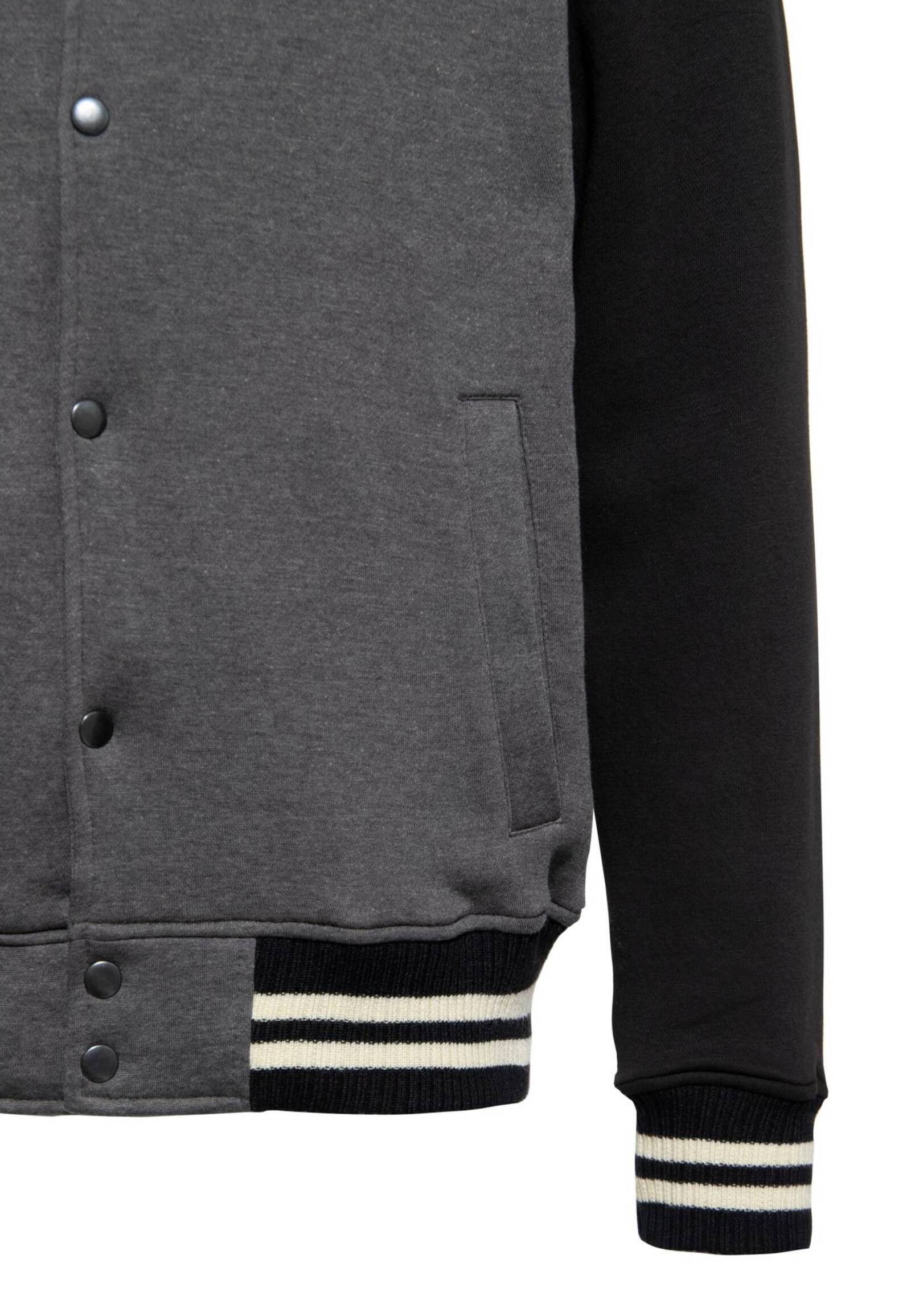 King Kerosin Herren College Sweat Jacke Super Cock grau MoFa Lounge Künzelsau Hohenlohe Baden Württemberg 3