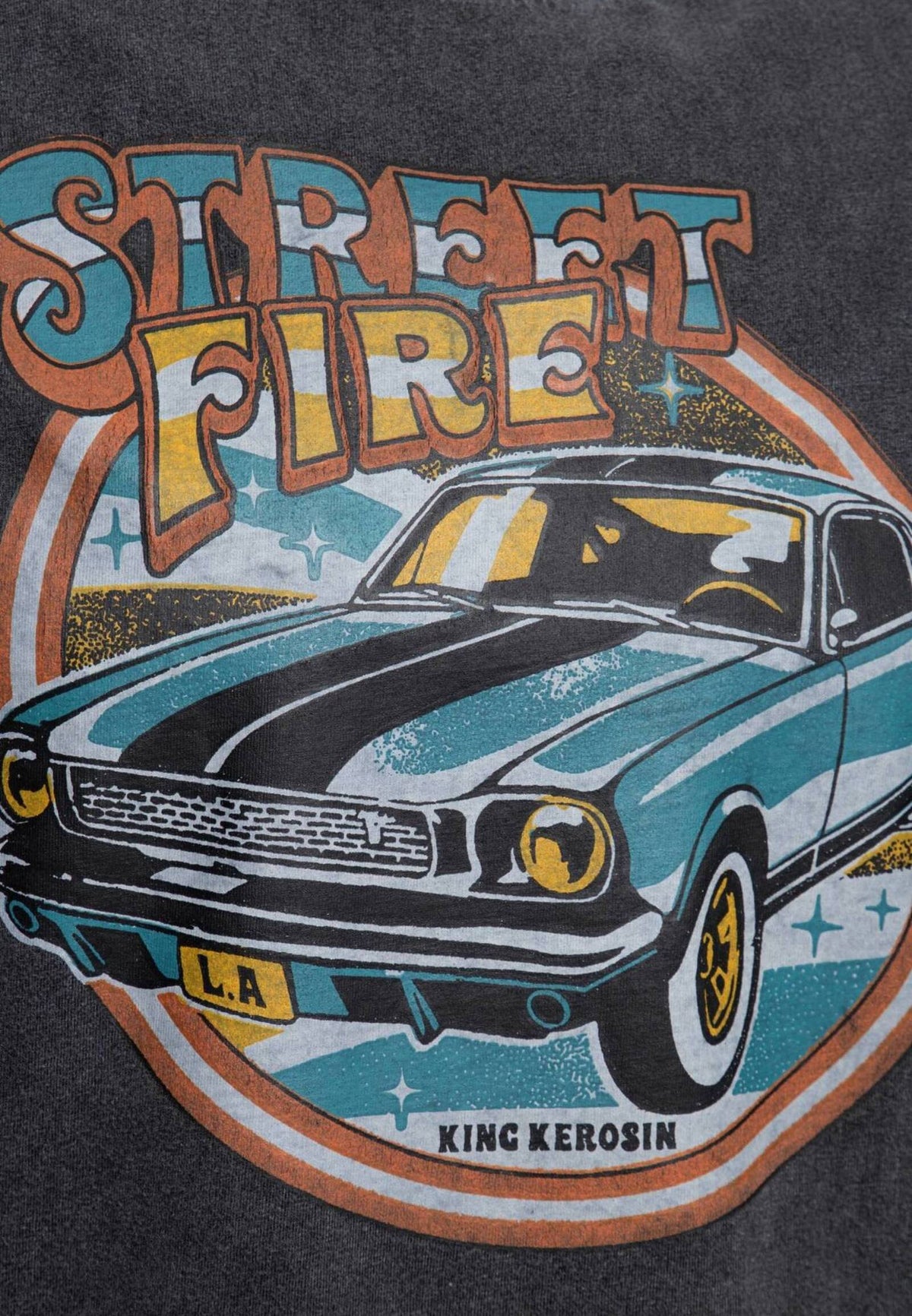 King Kerosin Herren T-Shirt Enzym Acidwash Street Fire-MoFa-Lounge-Kuenzelsau-Hohenlohe-Baden-Wuerttemberg 3