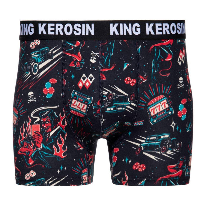 King Kerosin Herren Boxershorts Rockabilly Devil MoFa Lounge Künzelsau Hohenlohe Baden Württemberg
