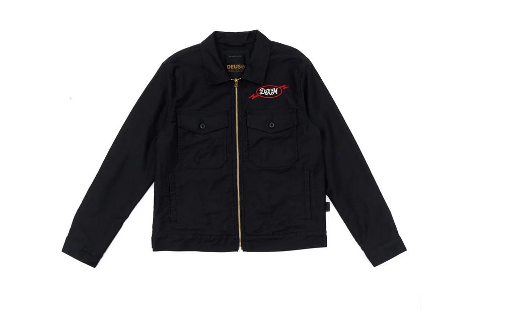 Deus ex machina Stepper Jacket Black MoFa Lounge Künzelsau Hohenlohe Baden Württemberg 2