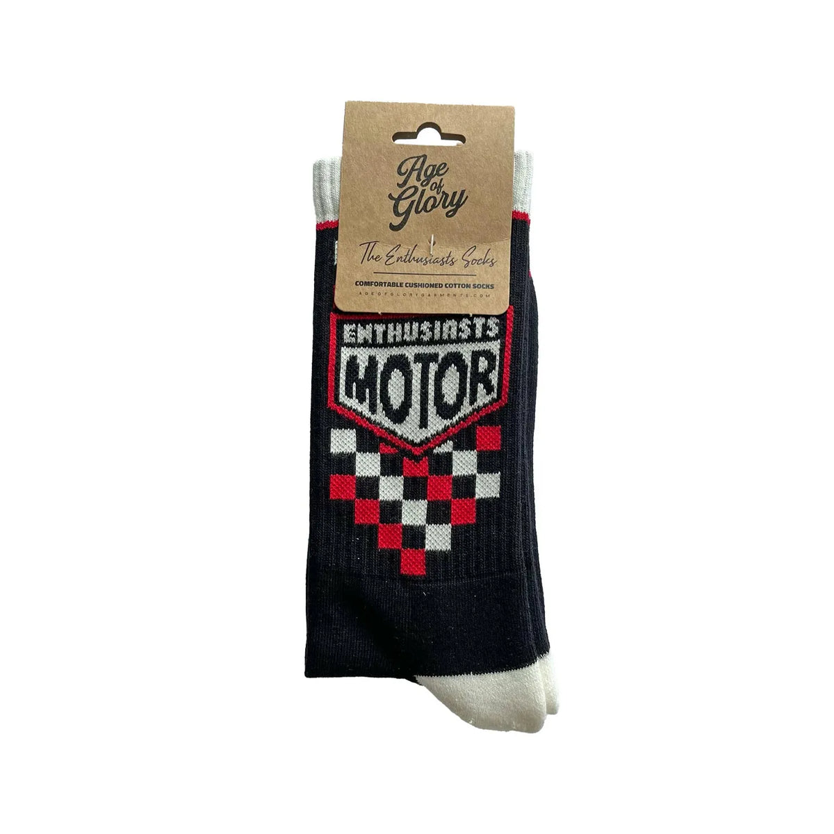 Age of Glory Enthusiasts Socks Black Red Off-White MoFa Lounge Künzelsau Hohenlohe Baden Württemberg 1