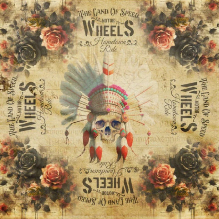 Motor Wheels Clothing Bandana Indian Skull MoFa Lounge Künzelsau Hohenlohe Baden Württmberg