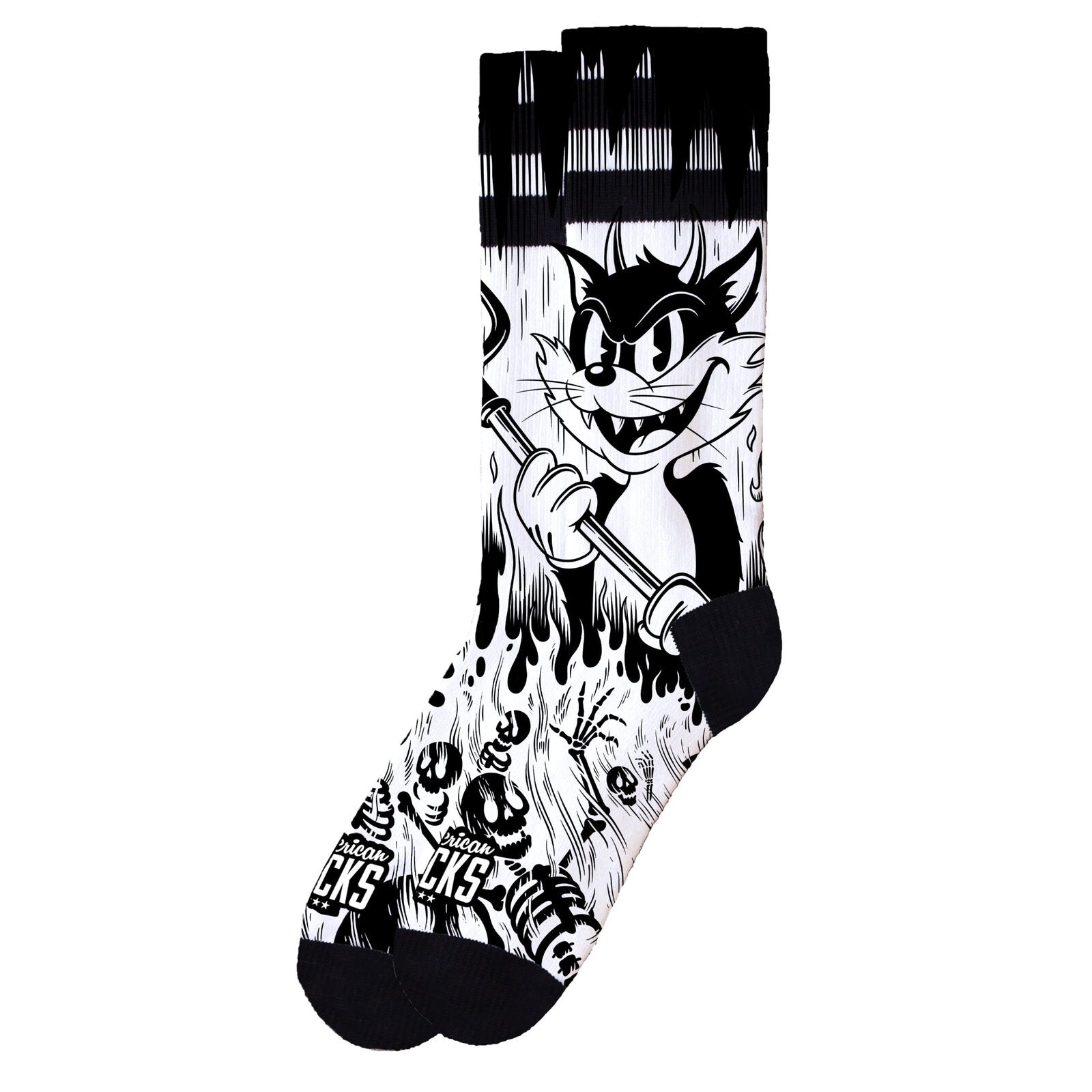 American Socks Evil Cat – Mid High MoFa Lounge Künzelsau Hohenlohe Baden Württemberg 1