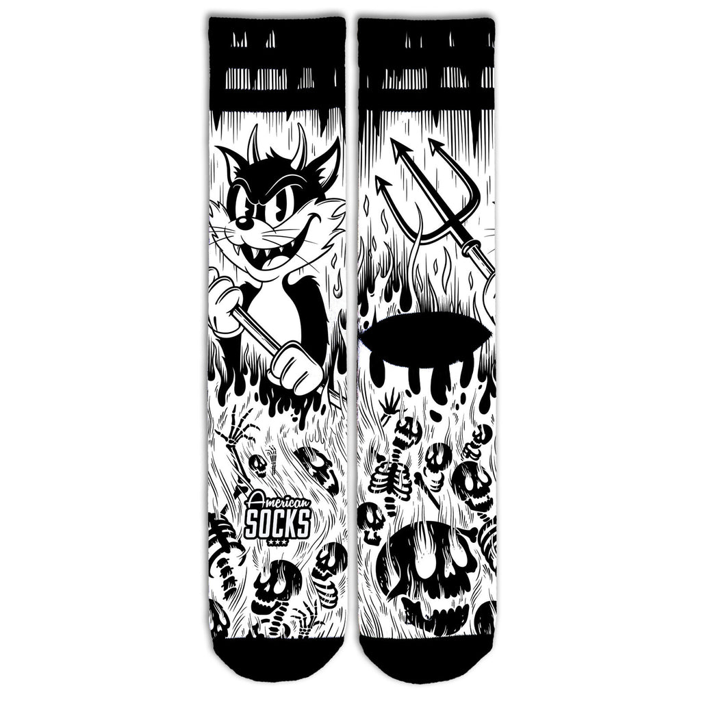 American Socks Evil Cat – Mid High MoFa Lounge Künzelsau Hohenlohe Baden Württemberg 2