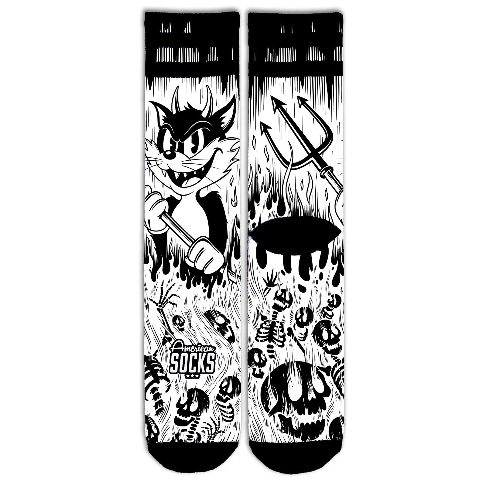 American Socks Evil Cat – Mid High MoFa Lounge Künzelsau Hohenlohe Baden Württemberg 2
