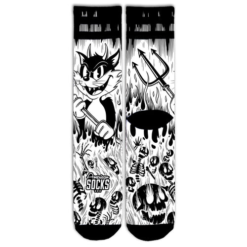 American Socks Evil Cat – Mid High MoFa Lounge Künzelsau Hohenlohe Baden Württemberg 2
