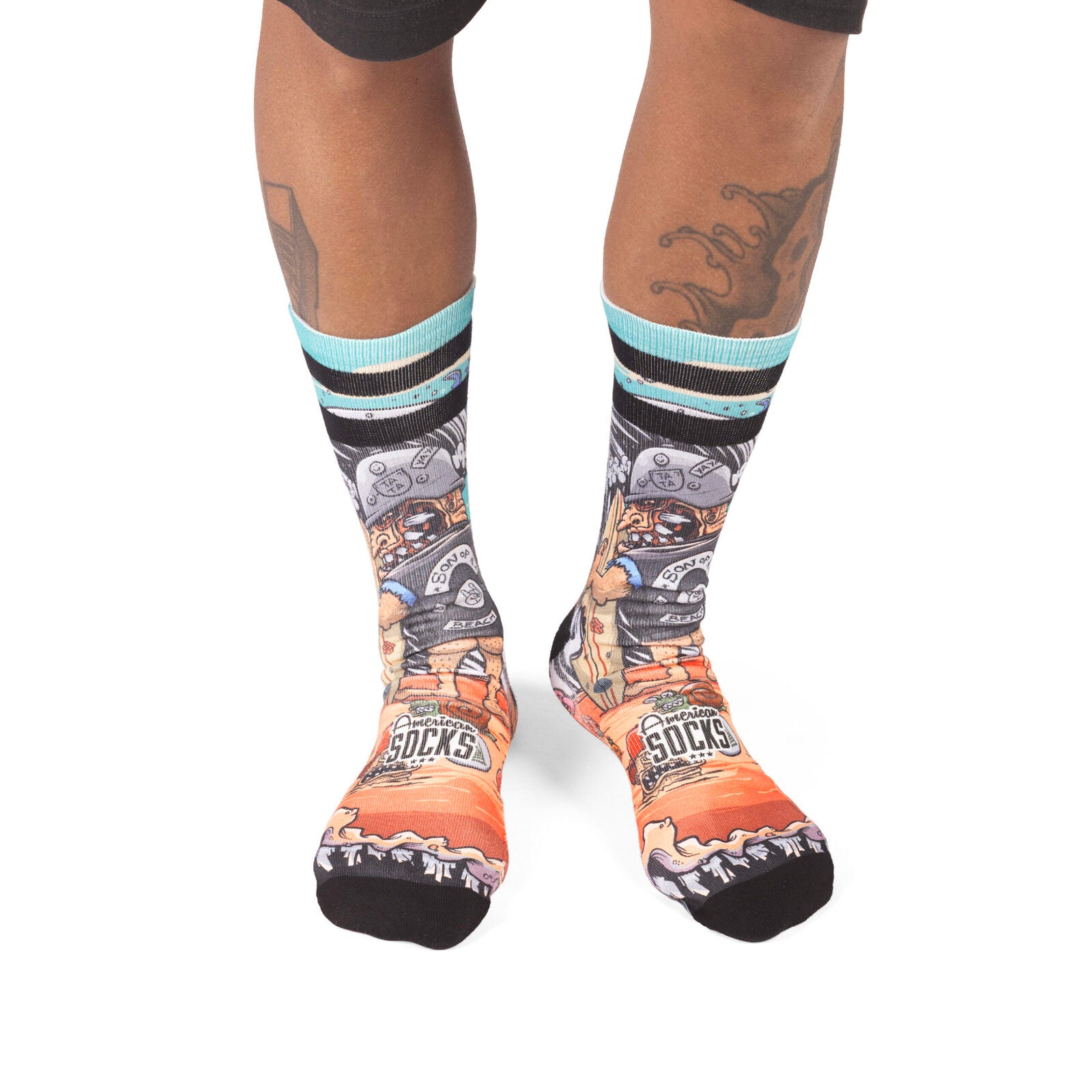 American Socks Son of a beach – Mid High MoFa Lounge Künzelsau Hohenlohe Baden Württemberg 1