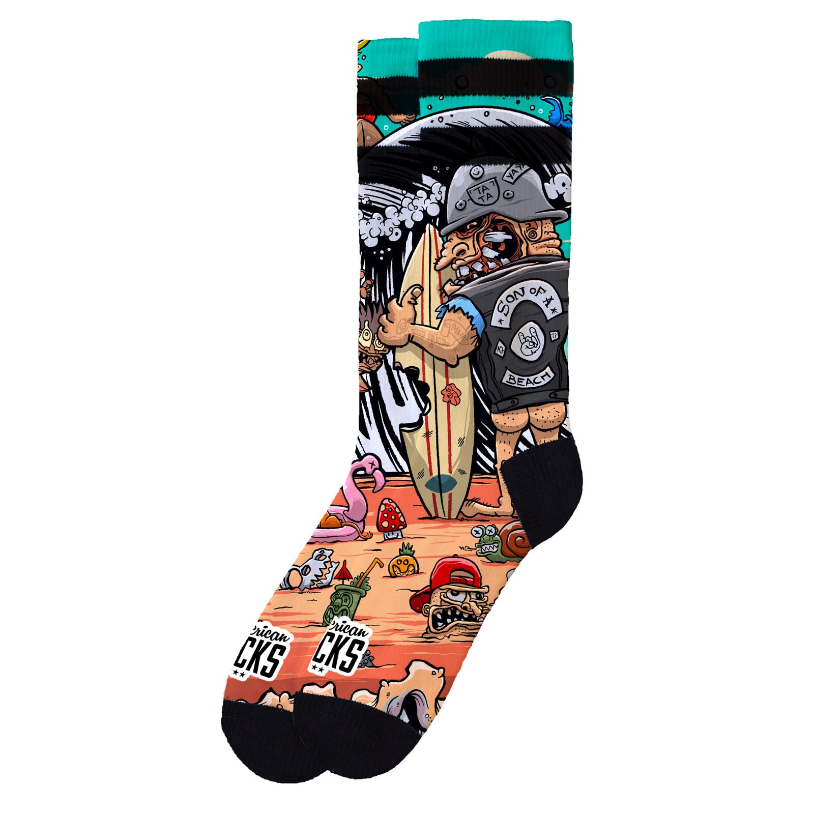 American Socks Son of a beach – Mid High MoFa Lounge Künzelsau Hohenlohe Baden Württemberg 2
