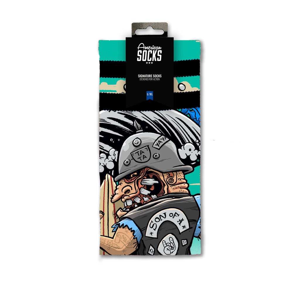 American Socks Son of a beach – Mid High MoFa Lounge Künzelsau Hohenlohe Baden Württemberg 3
