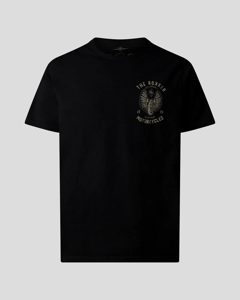 Rokker Flying Wheel T-Shirt Men MoFa Lounge Künzelsau Hohenlohe Baden Württemberg
