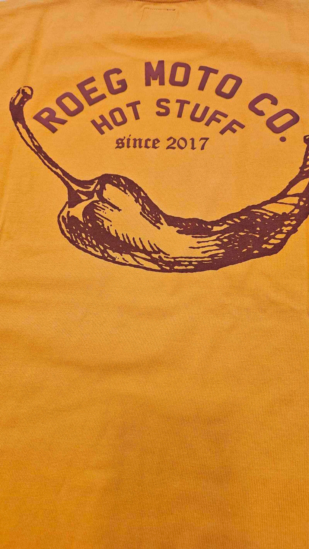Roeg Roeg Pepper Tshirt ochre Mofa Lounge Künzelsau Hohenlohe Baden Württemberg 3