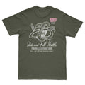 PURERACER SLIDE SNAKE KHAKI T-SHIRT_MoFa Lounge Künzelsau Hohenlohe Baden Württemberg 1
