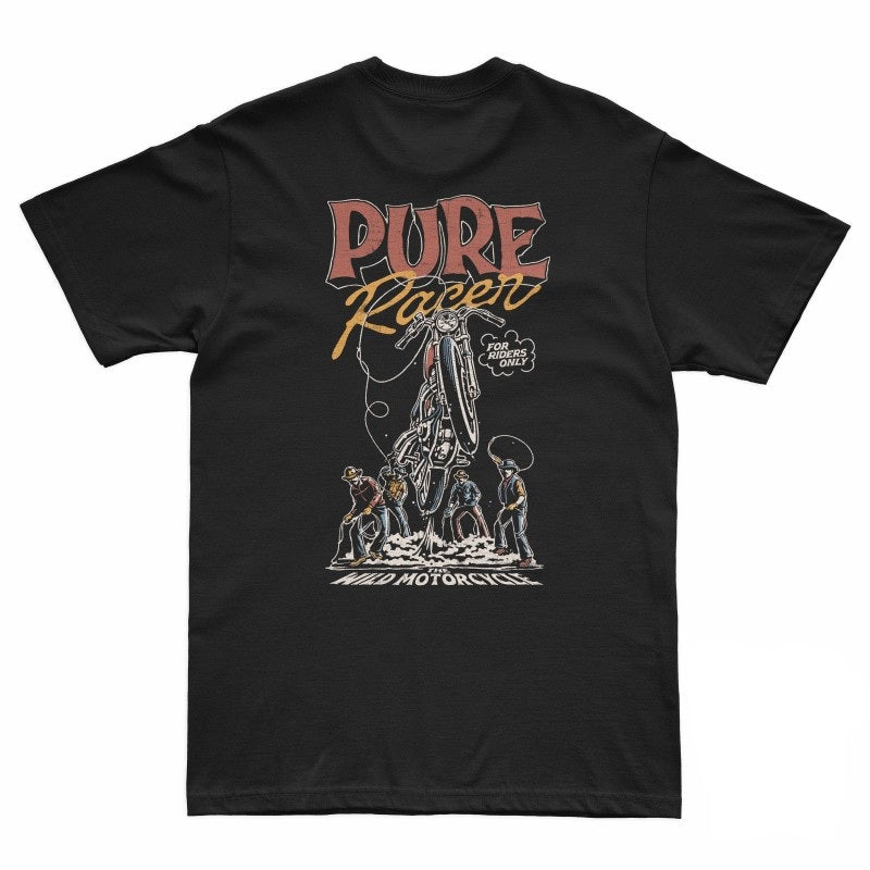 PURERACER WILD MOTORCYCLE BLACK T-SHIRT_MoFa Lounge Künzelsau Hohenlohe Baden Württemberg 2