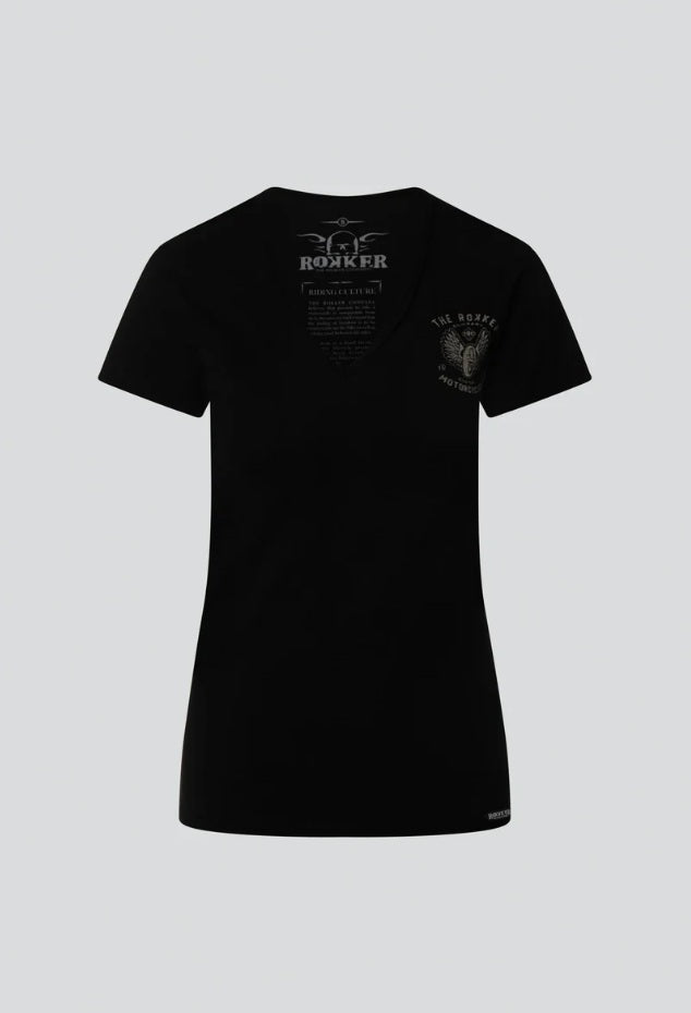 Rokker Flying Wheel Lady T-Shirt MoFa Lounge Künzelsau Hohenlohe Baden Württemberg 2