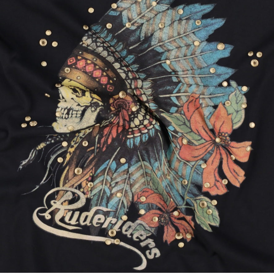Rude Riders T-Shirt Donna Indian Flower MoFa Lounge Künzelsau Hohenlohe Baden Württemberg 2