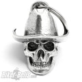3D Totenkopf Biker-_Bell mit Cowboy-_Hut Schädel Motorrad Glücksbringer Geschenk MoFa Lounge Künzelsau Hohenlohe Baden Württemberg 1