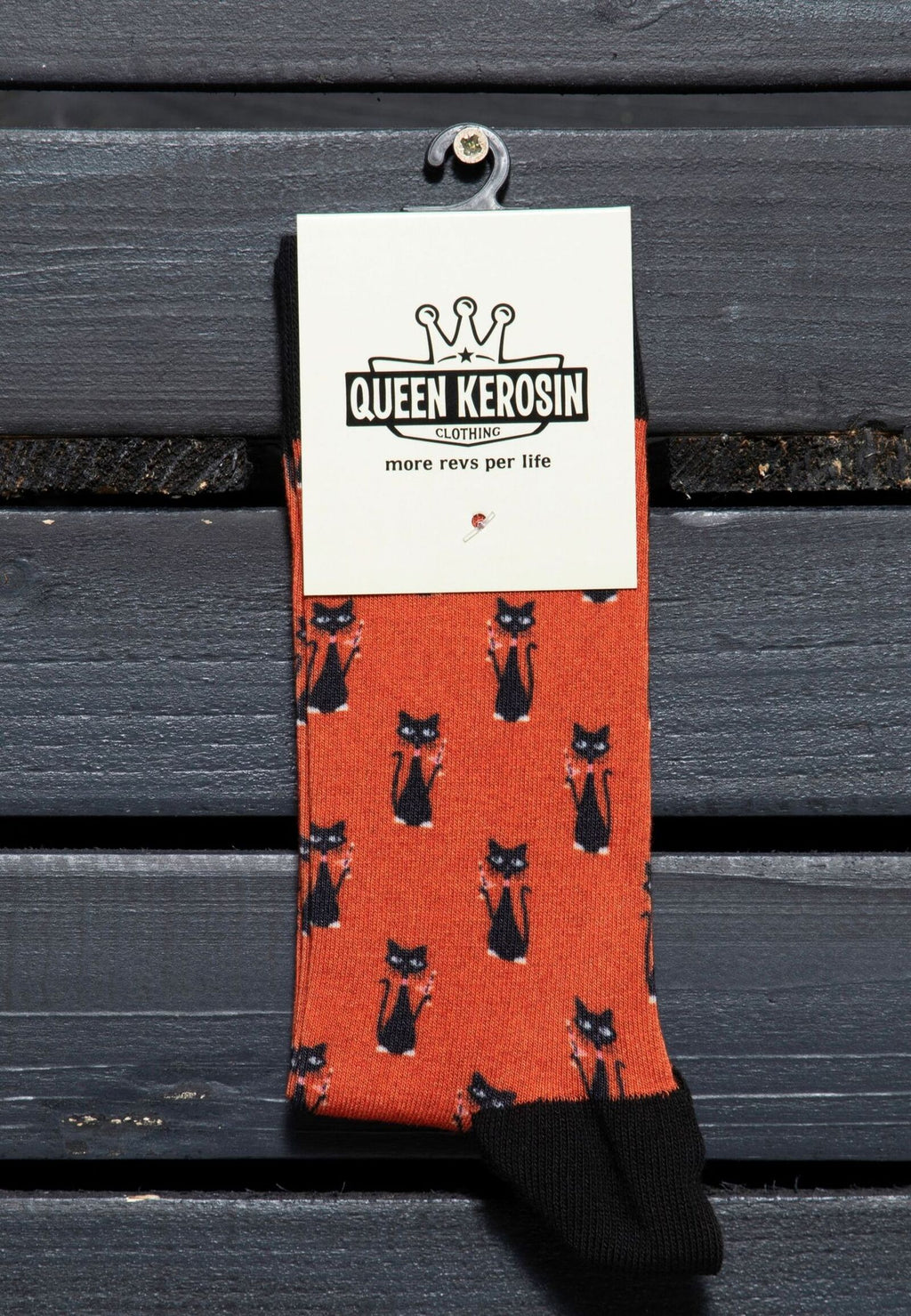 Queen Kerosin Damen AOP Socken Cat Chick MoFa Lounge Künzelsau Hohenlohe Baden Württemberg 2