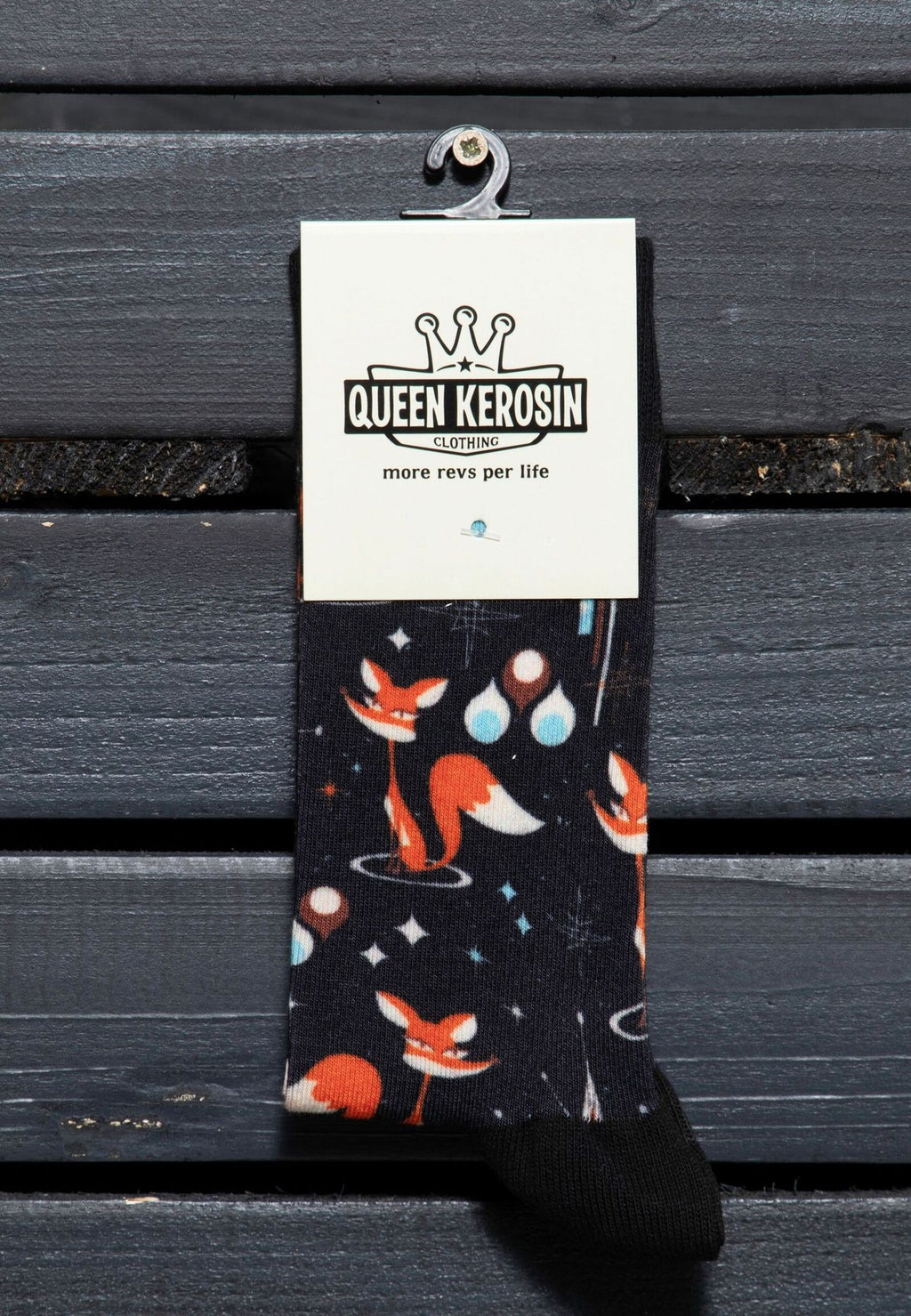 Queen Kerosin Damen AOP Socken Foxy MoFa Lounge Künzelsau Hohenlohe Baden Württemberg 2