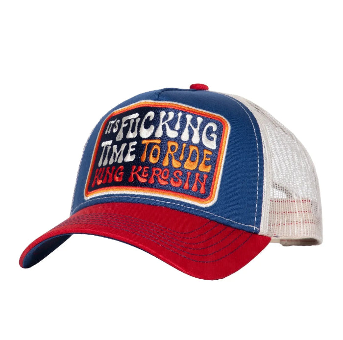 King Kerosin Trucker Cap «It’s Fucking Time To Ride» MoFa Lounge Künzelsau Hohenlohe Baden Württemberg