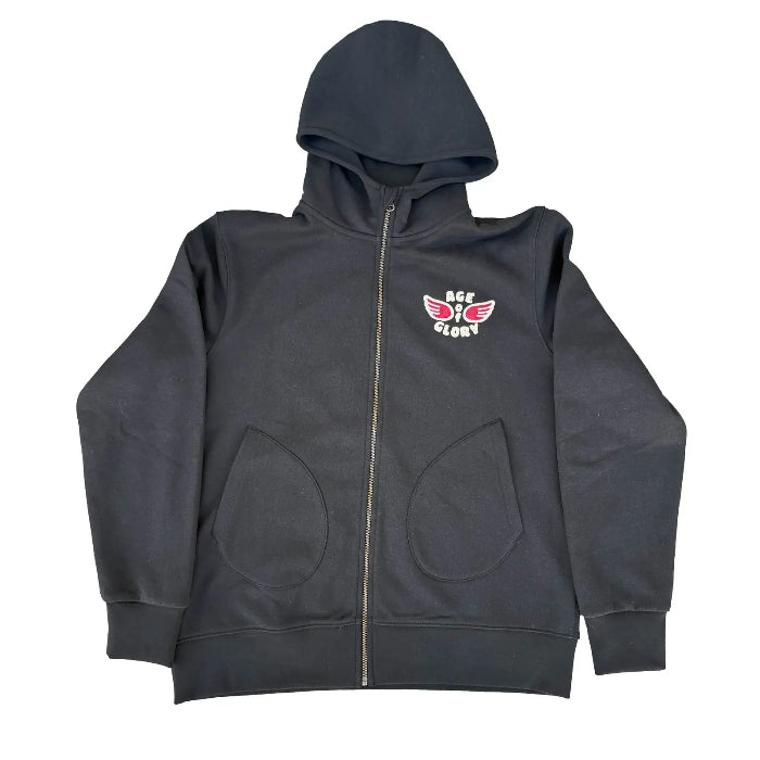 Age of Glory Genuine Zipper Hoodie Black MoFa Lounge Künzelsau Hohenlohe Baden Württemberg