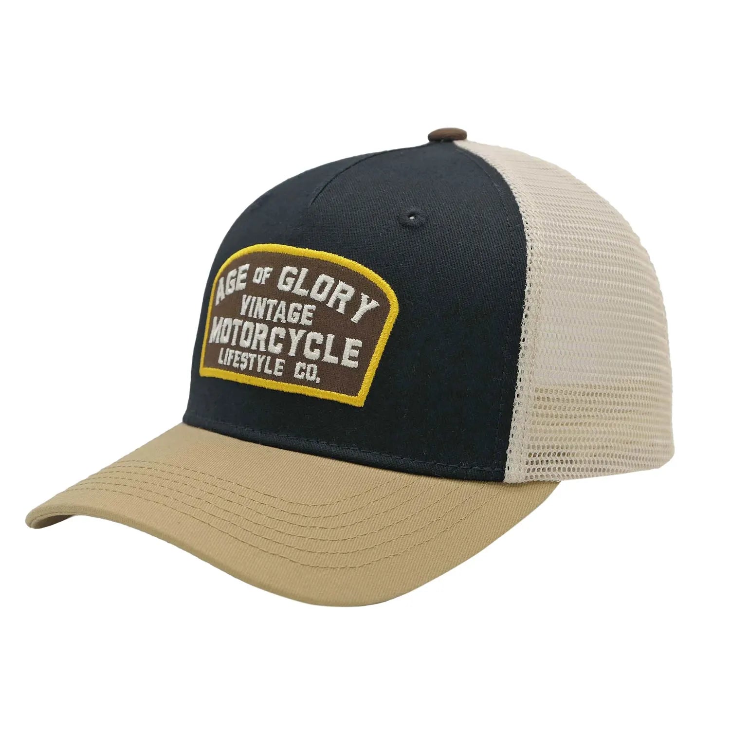 Age of Glory Buddy Trucker Cap Black – Khaki Off-white MoFa Lounge Künzelsau Hohenlohe Baden Württemberg