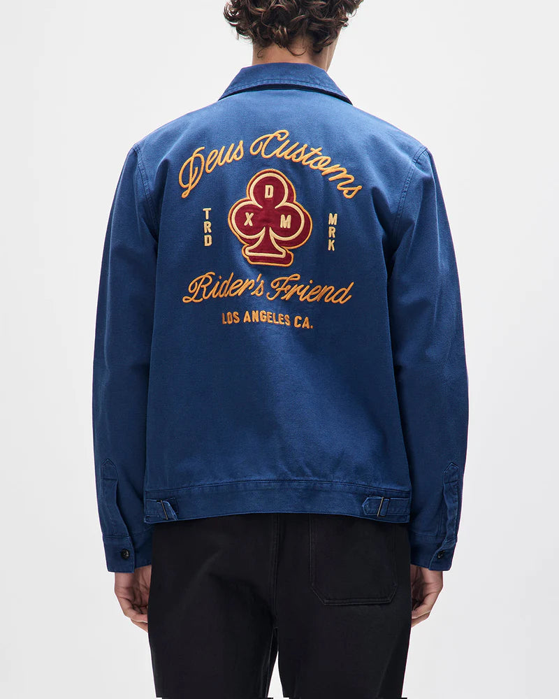 Deus ex Machina-BastoClubJacket-Navy-MoFa Lounge Künzelsau Hohenlohe Baden Württemberg 1