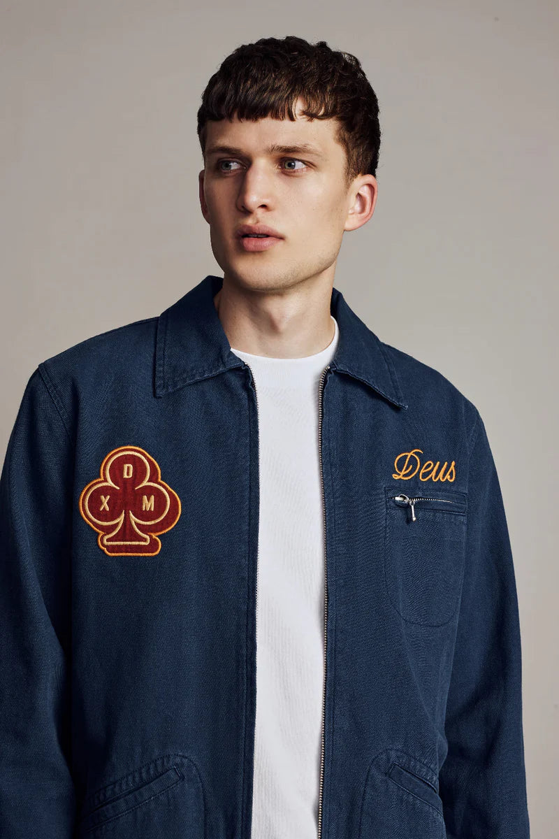 Deus ex Machina-BastoClubJacket-Navy-MoFa Lounge Künzelsau Hohenlohe Baden Württemberg 6