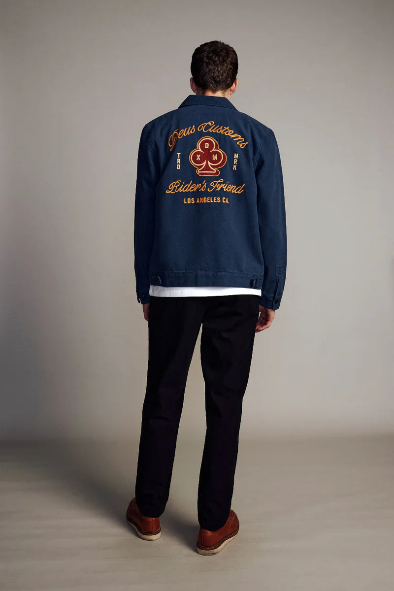 Deus ex Machina-BastoClubJacket-Navy-MoFa Lounge Künzelsau Hohenlohe Baden Württemberg 7