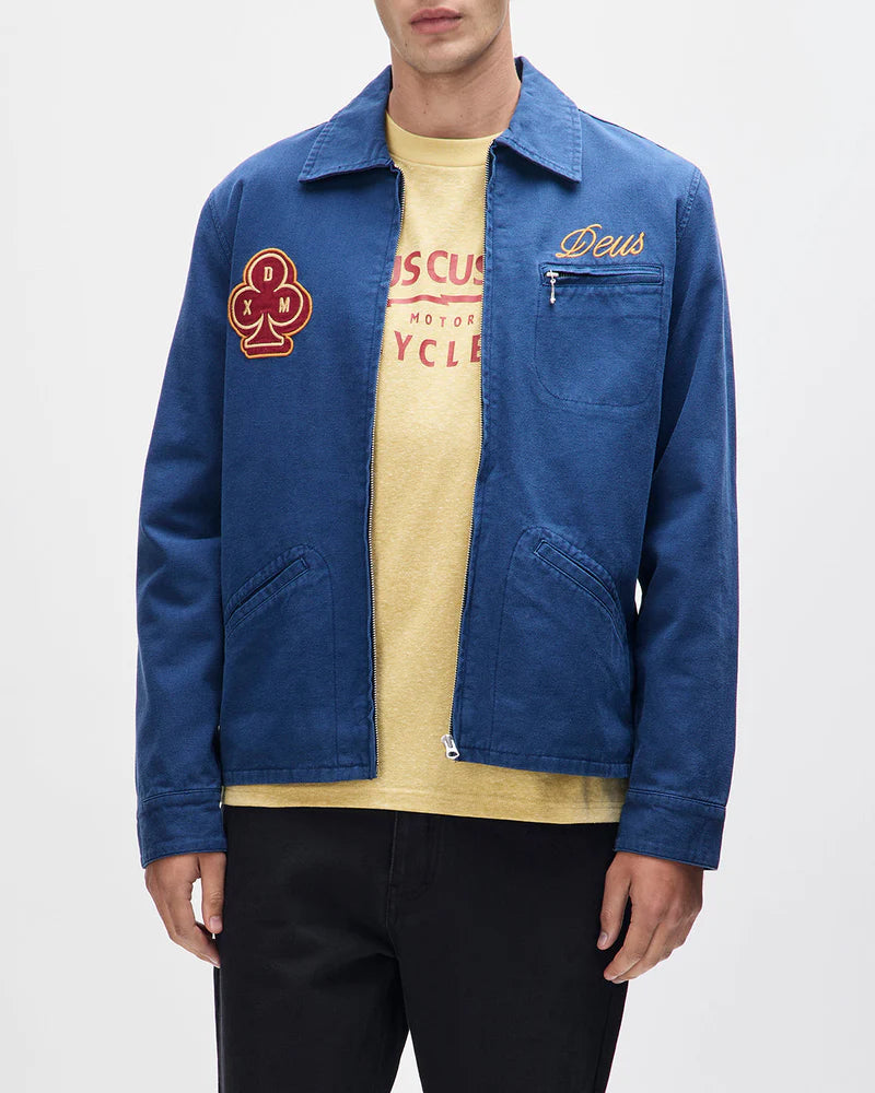 Deus ex Machina-BastoClubJacket-Navy-MoFa Lounge Künzelsau Hohenlohe Baden Württemberg