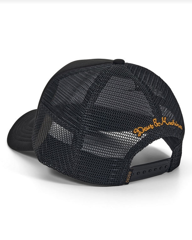 Deus – ex – machina Trucker Cap Citadel Trucker Black MoFa Lounge Künzelsau Hohenlohe Baden Württemberg 2