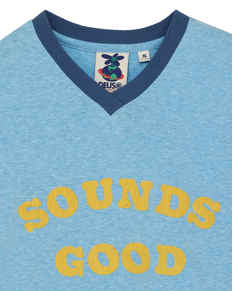 Deus ex Machina Eargasm Tee blau MoFa Lounge Künzelsau Hohenlohe Baden Württemberg 8