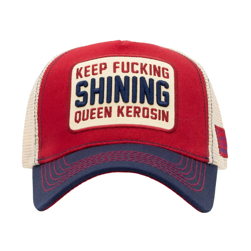 Queen Kerosin Trucker Cap «Keep Fucking Shining» MoFa Lounge Künzelsau Hohenlohe Baden Württemberg 1