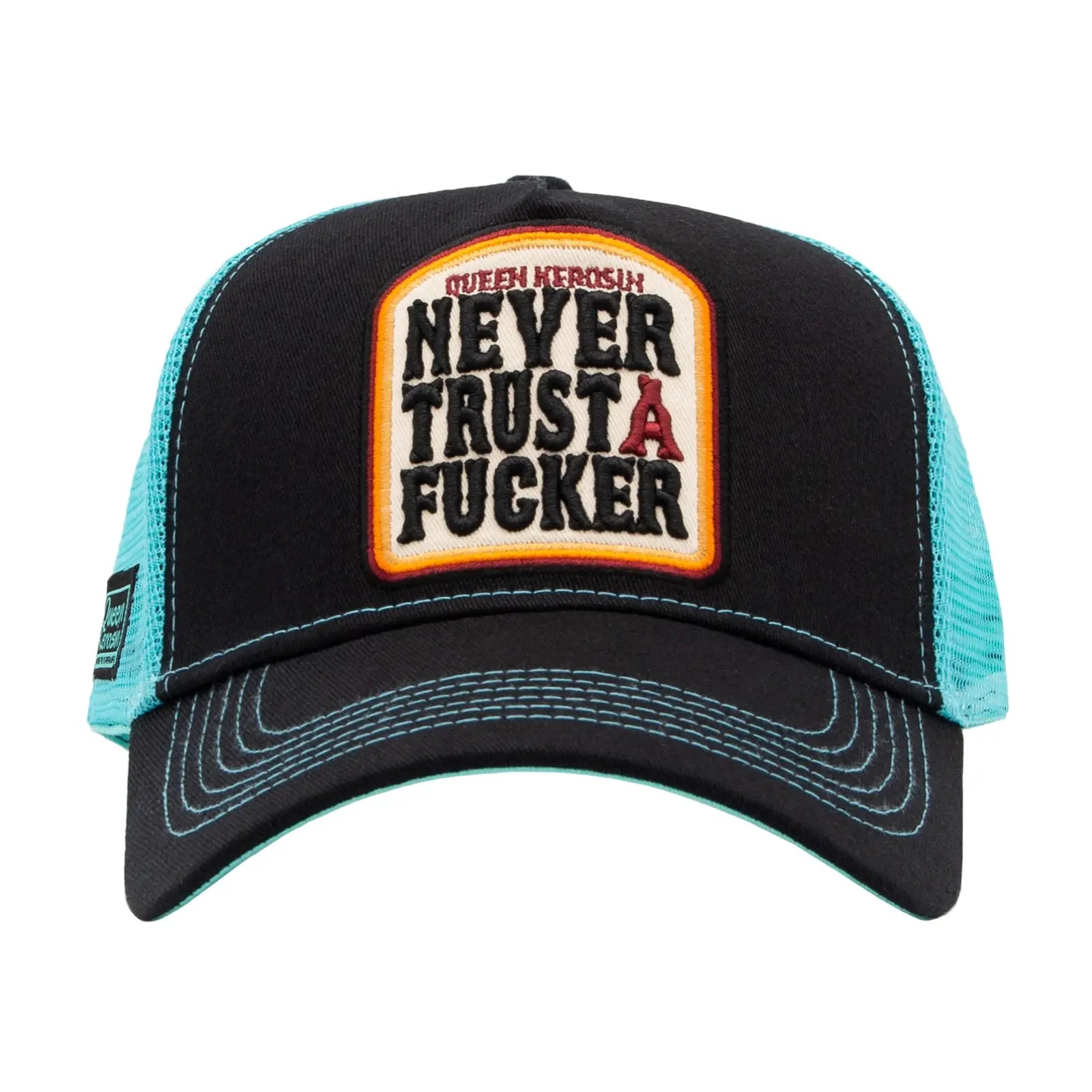 Queen Kerosin Trucker Cap «Never Trust A Fucker» MoFa Lounge Künzelsau Hohenlohe Baden Württemberg 1
